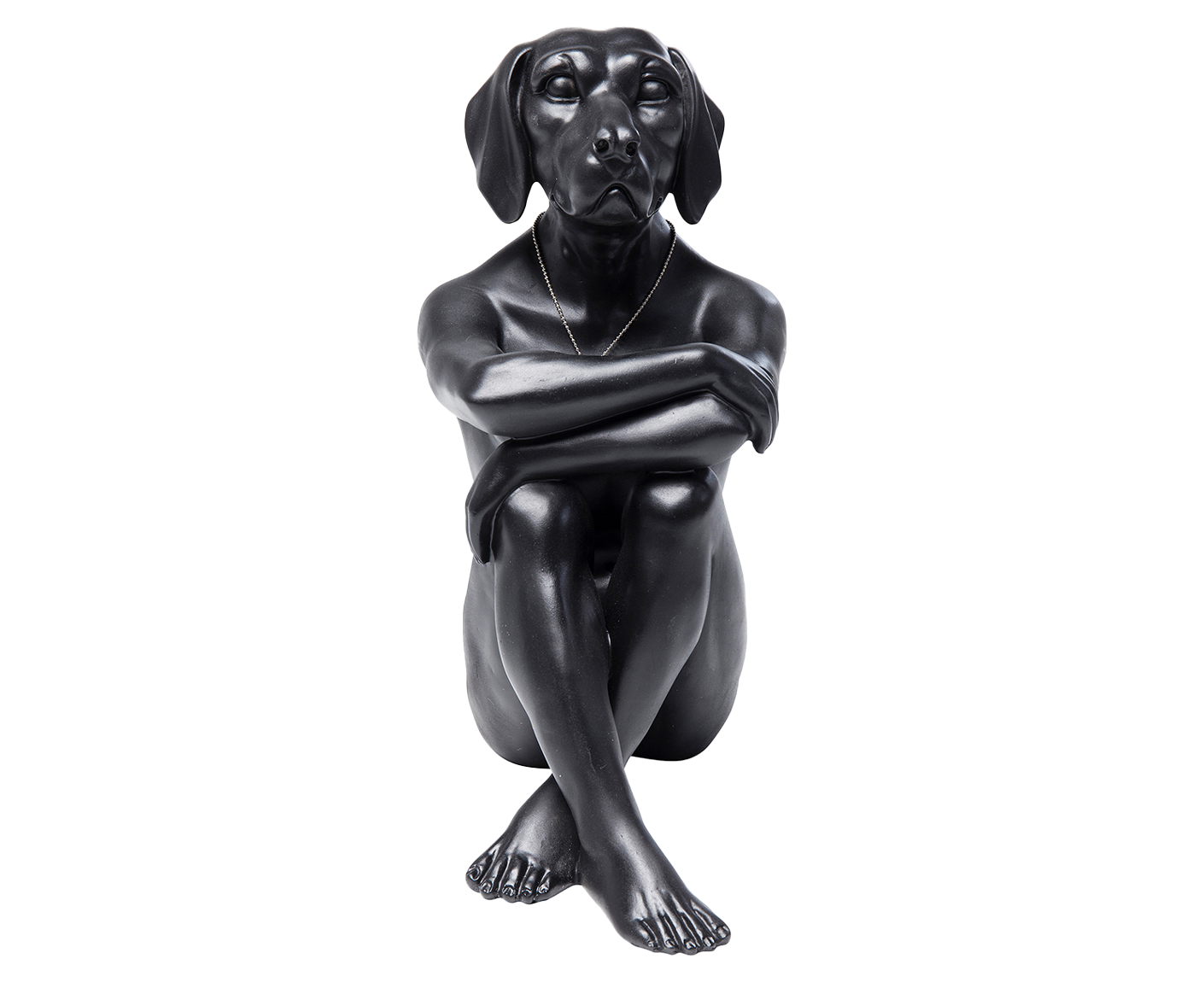 Deko Figur Dog Marc Schwarz