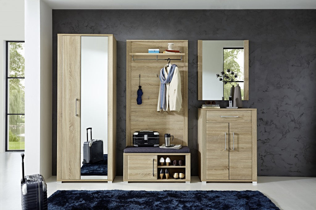 5 tlg GO Garderobenkombination Garderobe Garderobeset Garderobenkomplettset