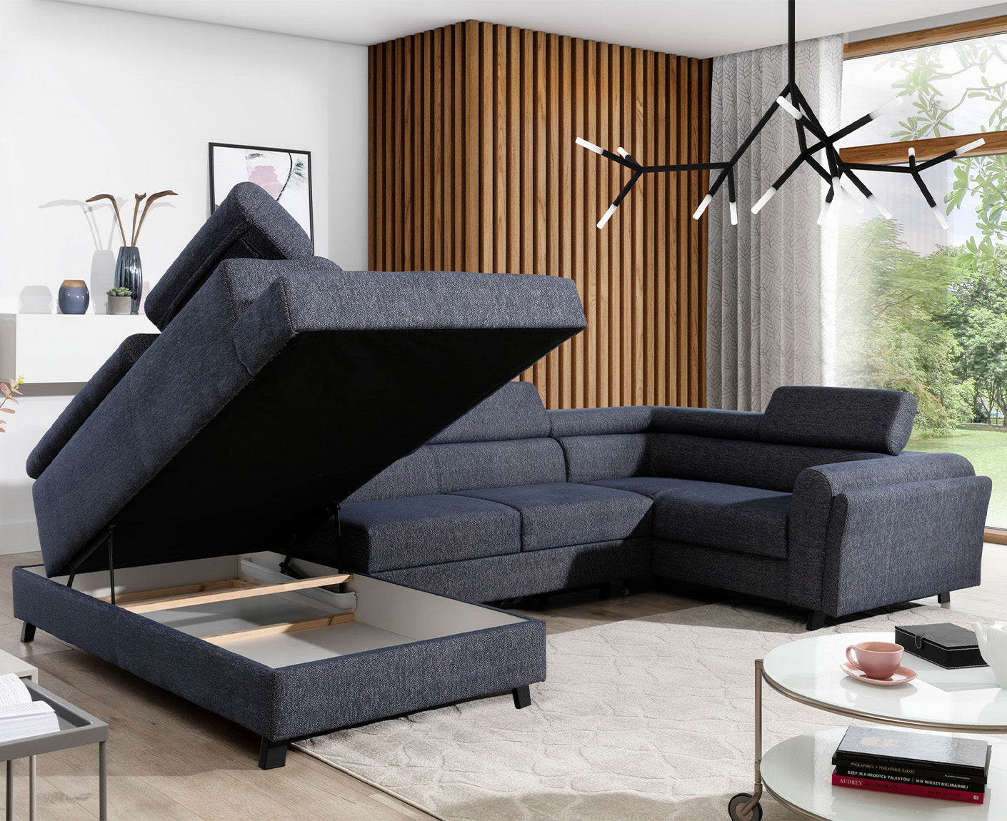 Escada Wohnlandschaft 330 x 190 cm, Kunstleder