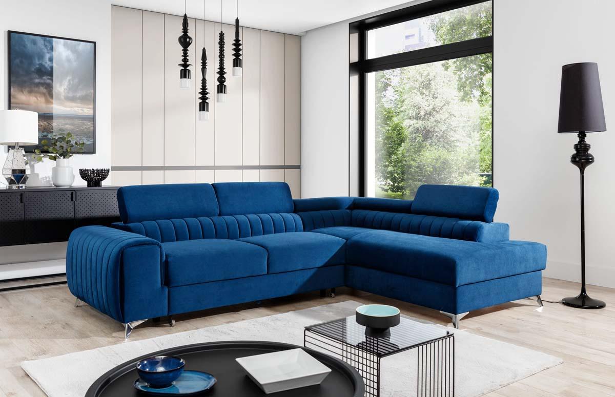 Laurence Ecksofa 278 x 205 cm Dunkelgrau (Webstoff - Paros)