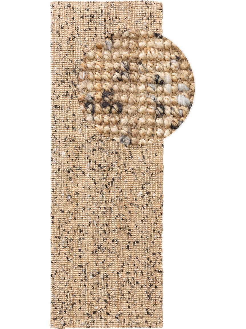 Juteteppich Läufer Sam 70x200 cm Natur