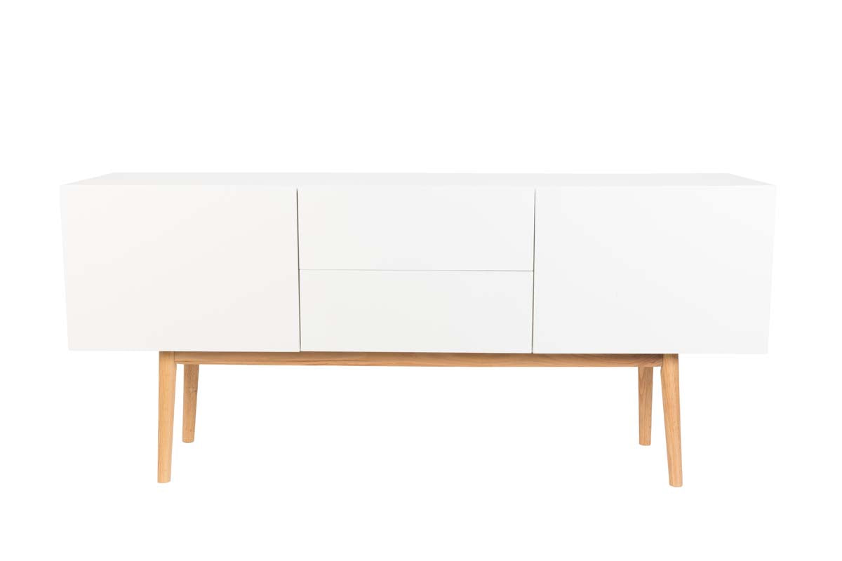 High on Wood 2DR 2D0 Sideboard Weiß