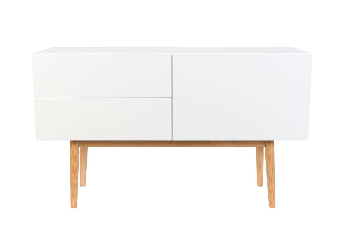 High on Wood 2DR 1D0 Sideboard Weiß