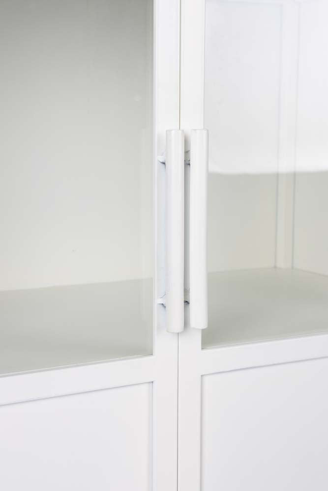 Standvitrine MIYA HIGH 2DO Weiß