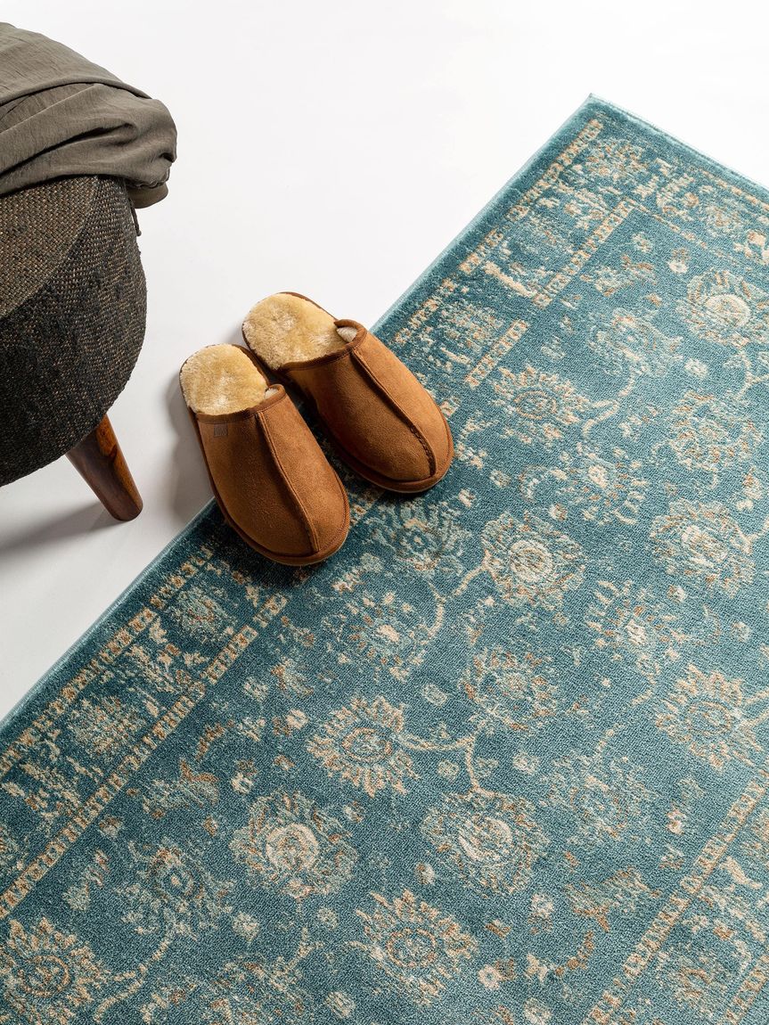 Teppich Läufer Velvet 70x240 cm Blau
