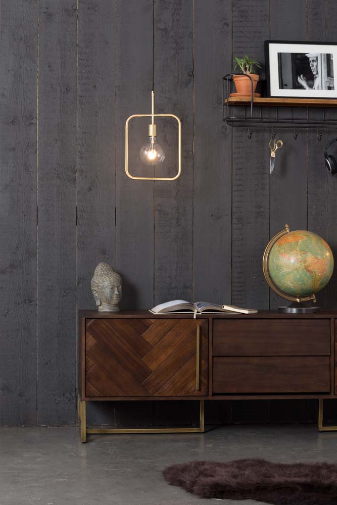 Class Sideboard klein Dunkelbraun