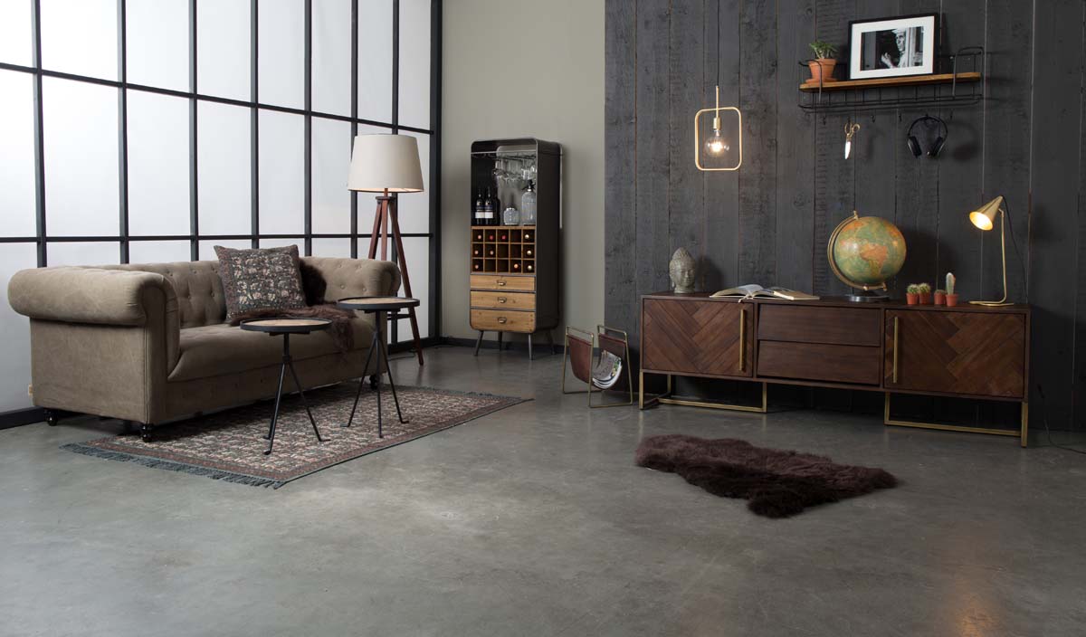 Class Sideboard klein Dunkelbraun