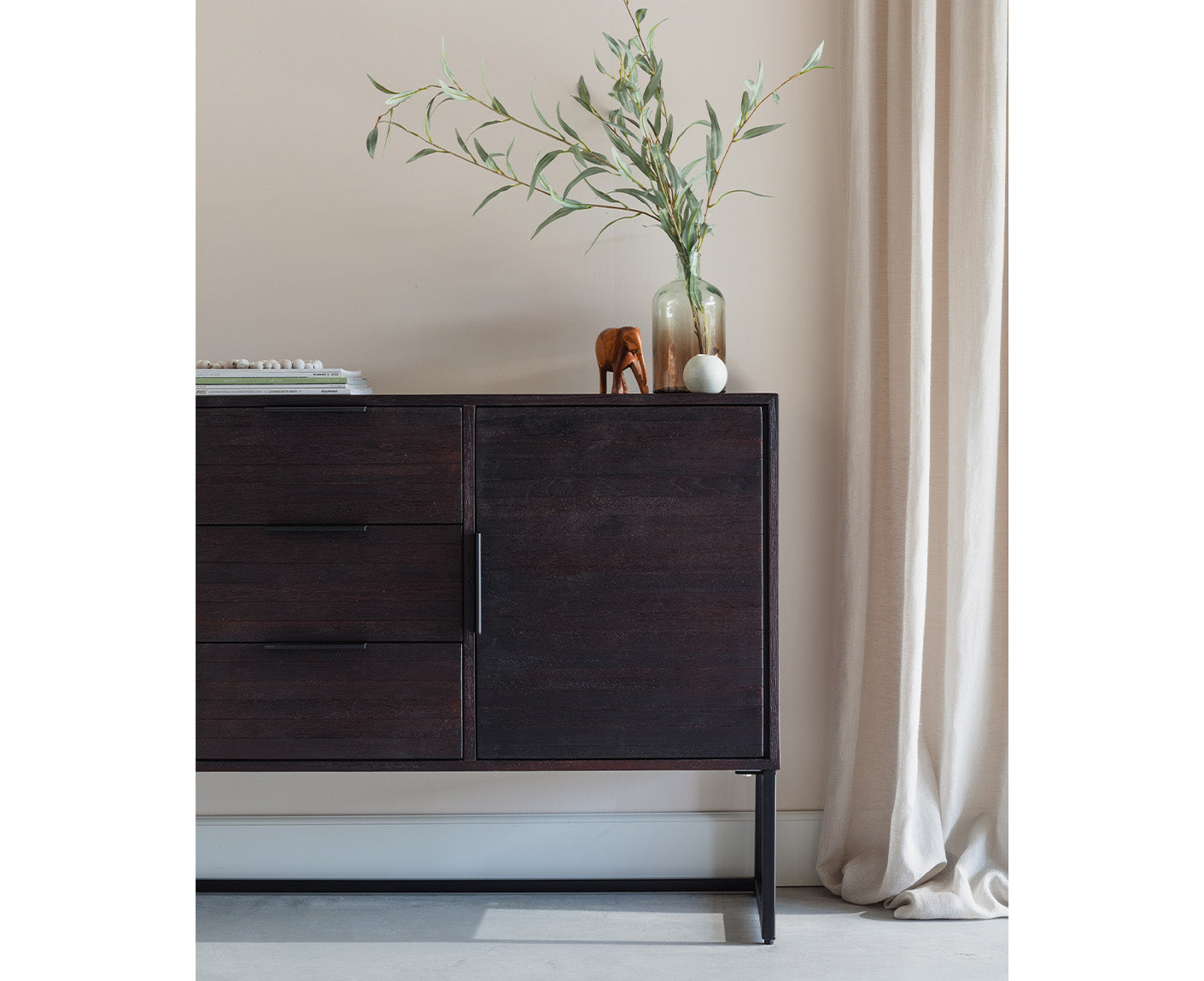 Webster Sideboard Teak / Schwarz