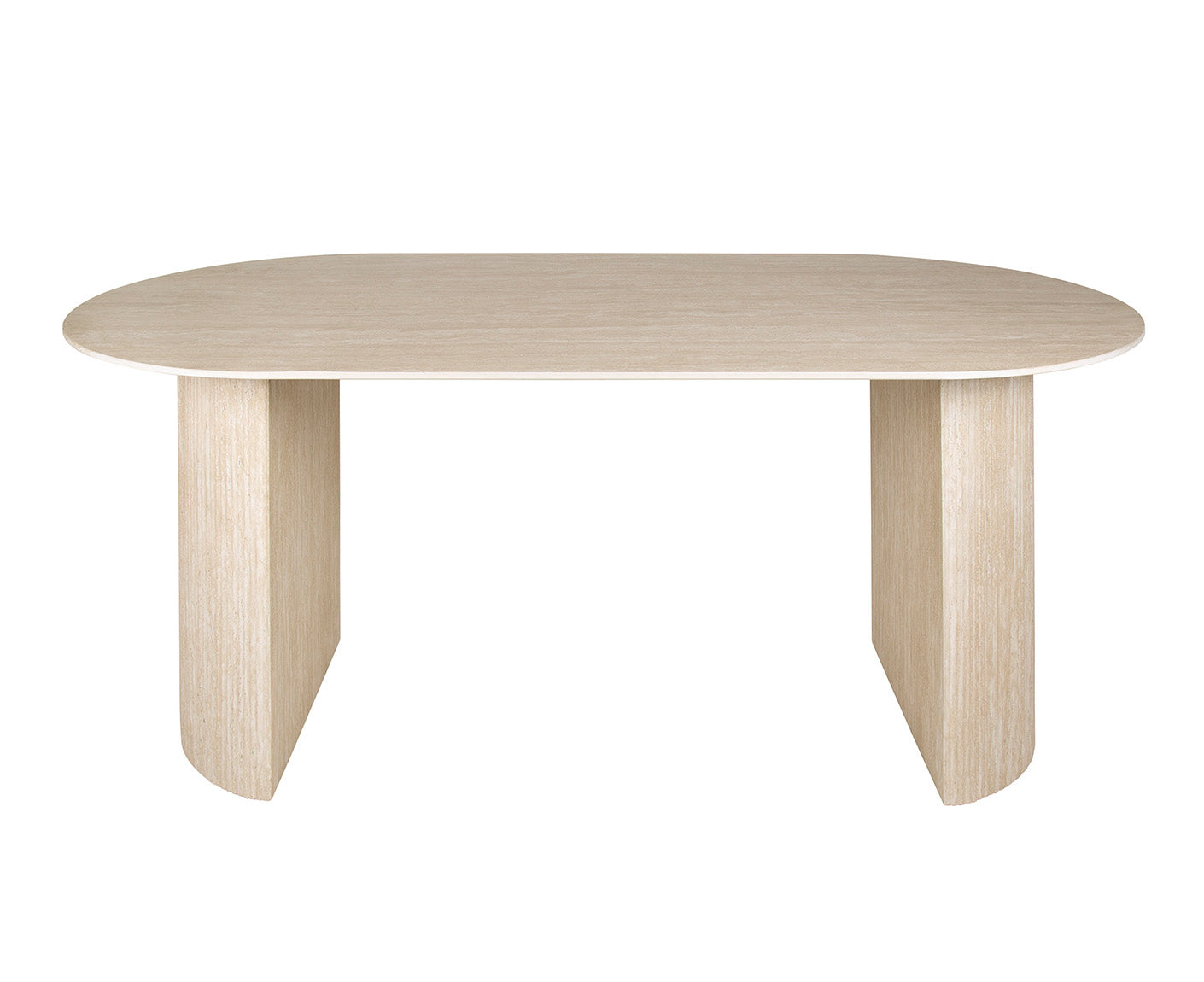 Esstisch 180 cm Arch Keramik Travertine