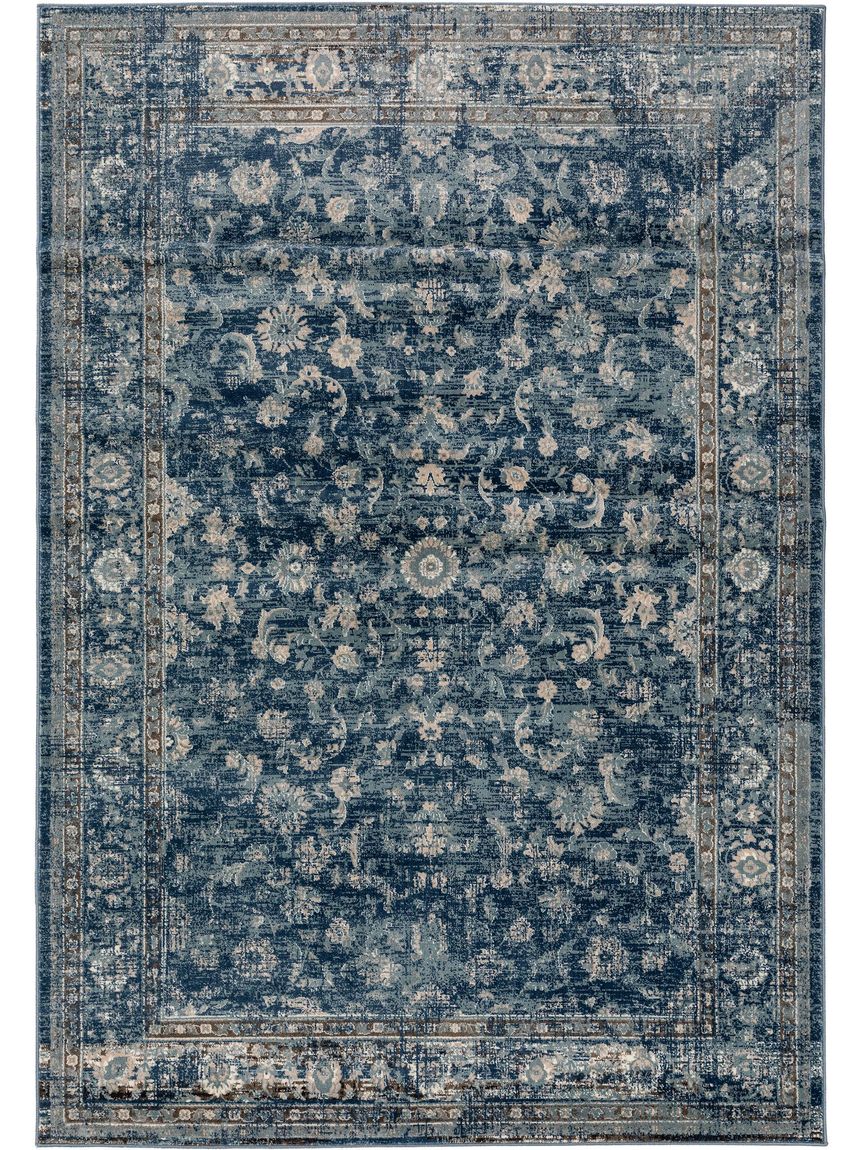 Teppich Vintage Velvet Blau