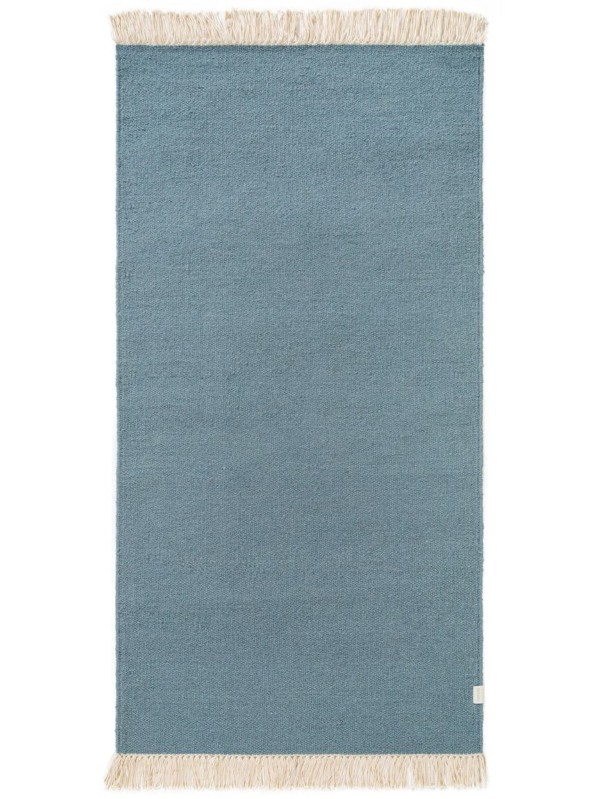 Wollteppich Liv Hellblau
