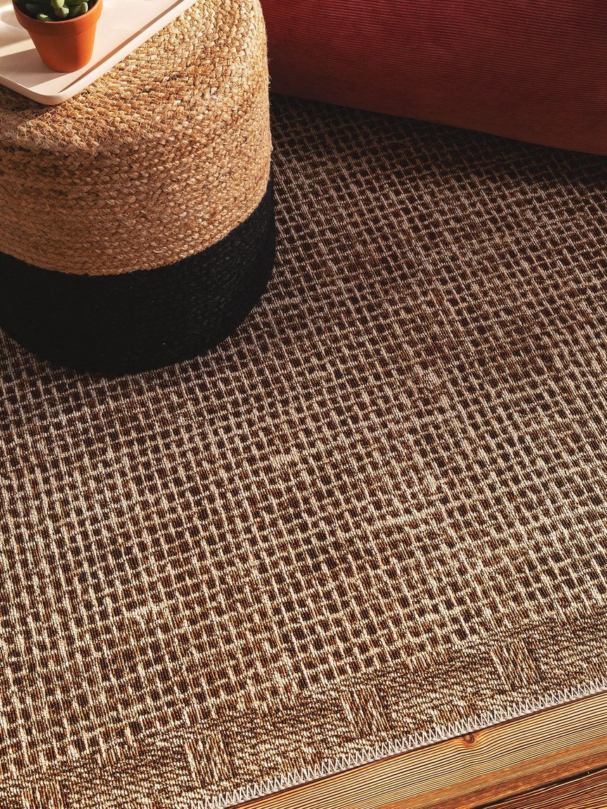 In- & Outdoor Teppich Kenya Creame / Beige