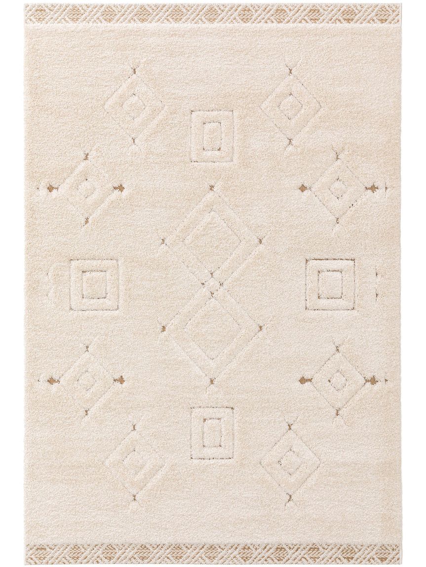 Hochflorteppich Aimee Creame / Beige