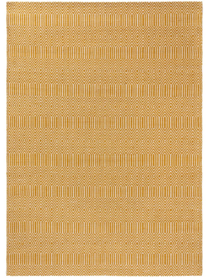 Flachgewebeteppich Sloan Gelb