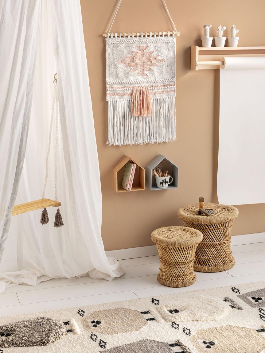 Wanddeko Mika 45x70 cm Creame / Rosa