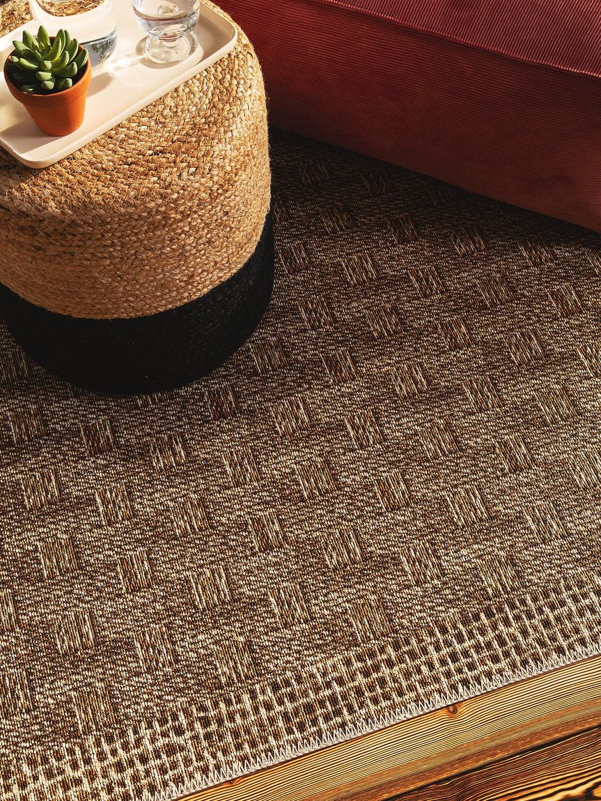 In- & Outdoor Teppich Kenya Creame / Beige
