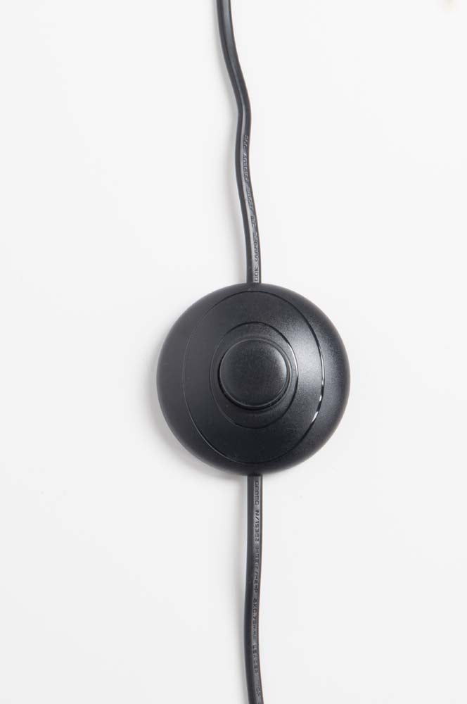 Tripod Flurlampe Schwarz / Grau
