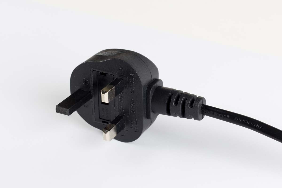 Tripod Holzflurlampe Schwarz