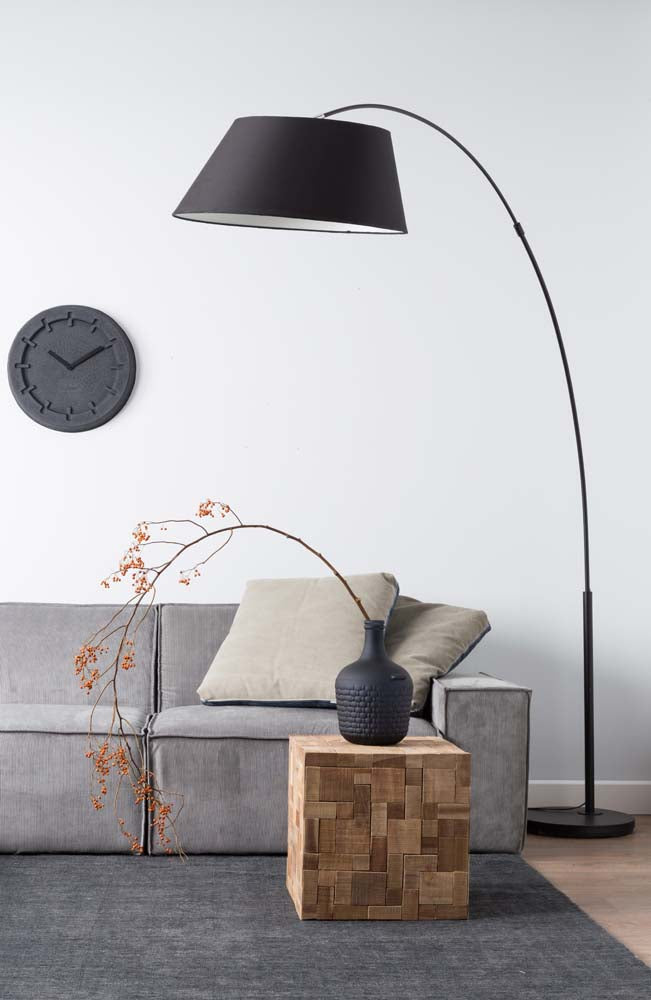 Arc Flurlampe Schwarz