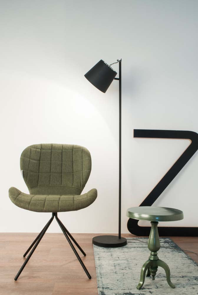 Buckle Head Flurlampe Schwarz