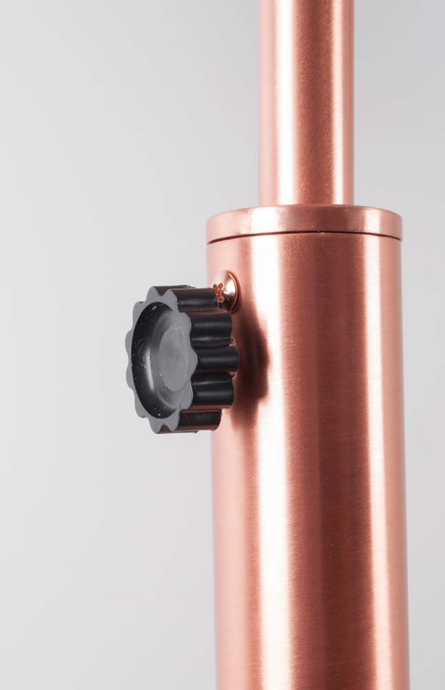 Metal Bow Flurlampe Orangerot