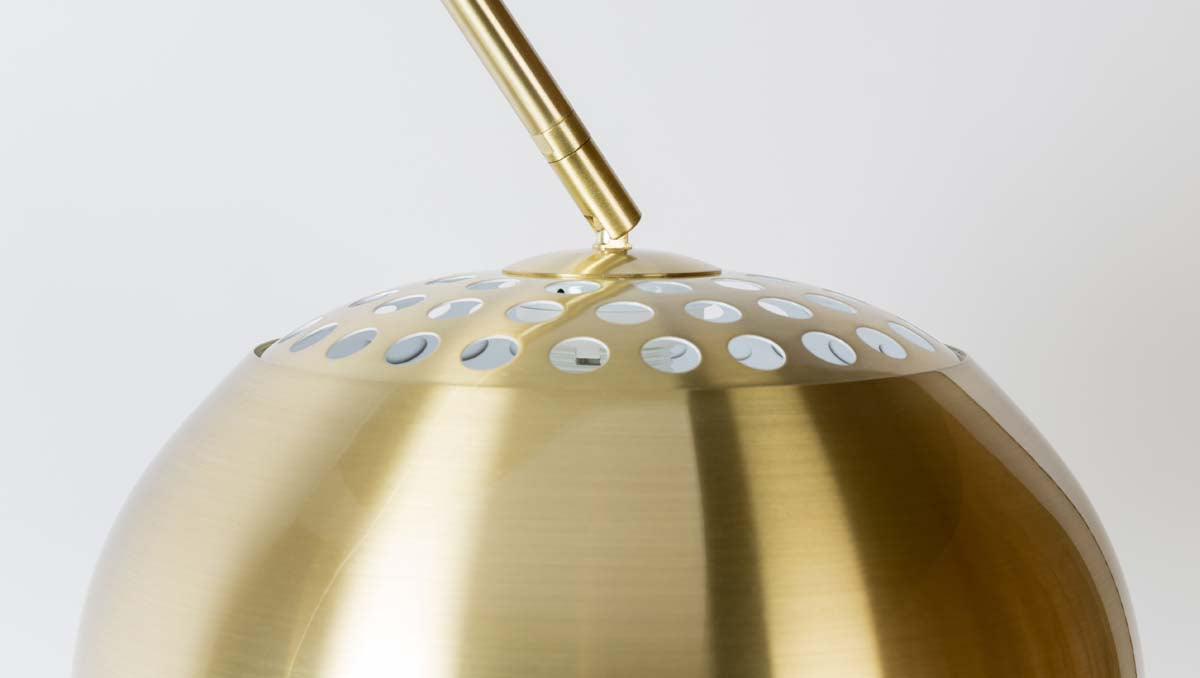 Metal Bow Flurlampe Gold