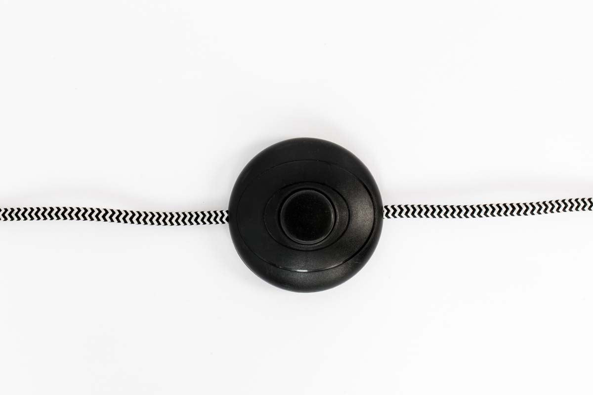 Tokio Flurlampe Schwarz