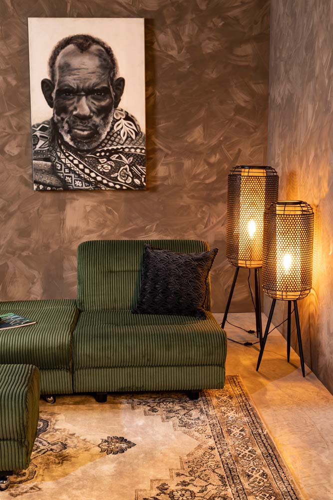 Archer Flurlampe groß Grau