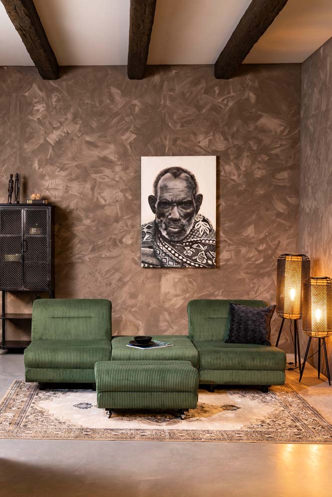 Archer Flurlampe groß Grau