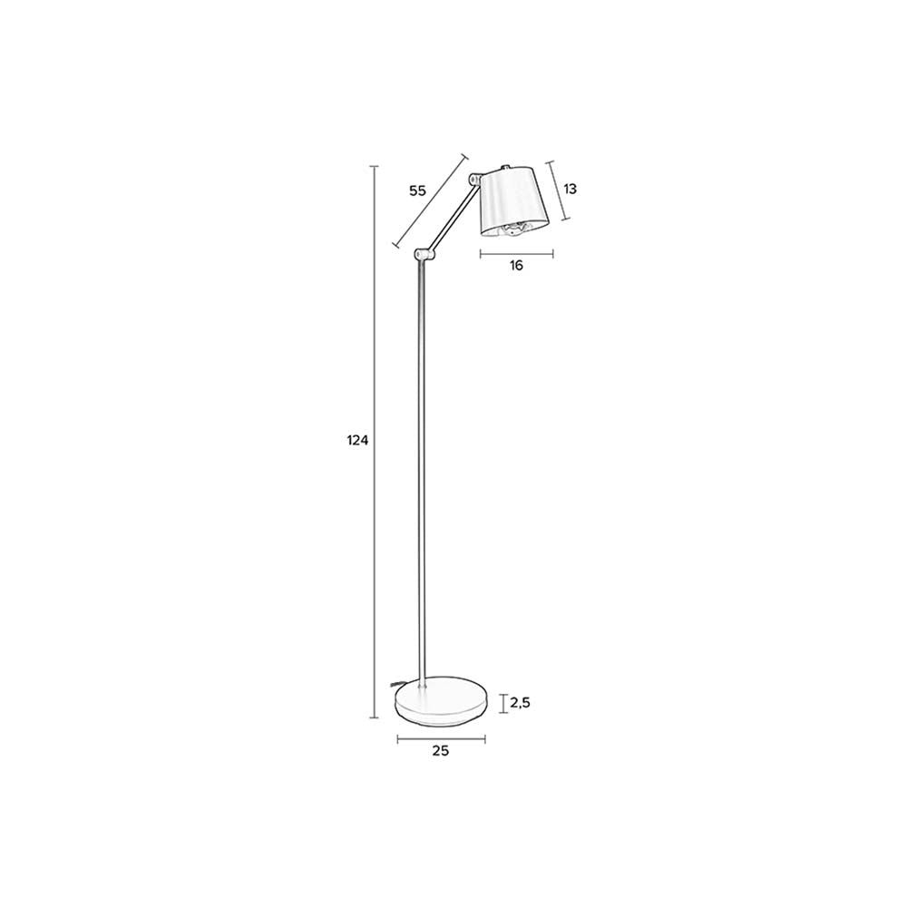 Hajo Stehlampe E27 Schwarz