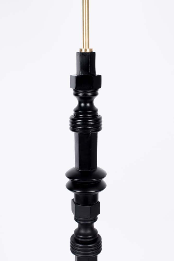 Totem Stehleuchte E27 Schwarz