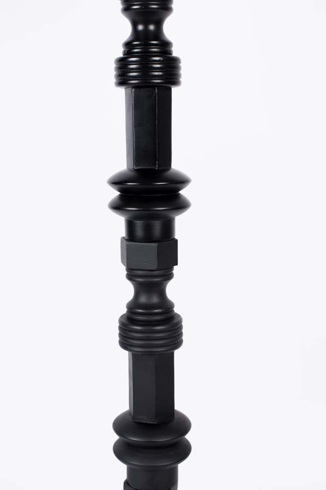 Totem Stehleuchte E27 Schwarz