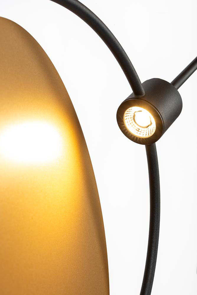 Flurlampe SIRIUS Schwarz