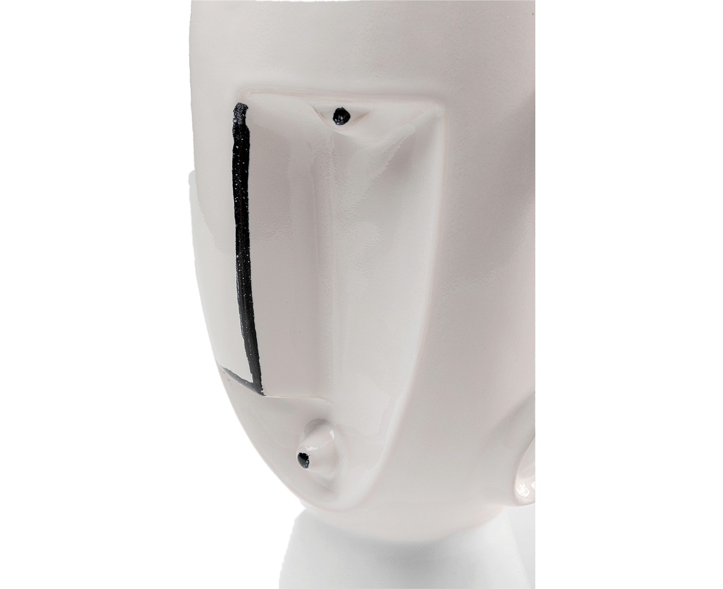 Vase Blumenvase Dekoschale Dekovase Face Pot 30 cm