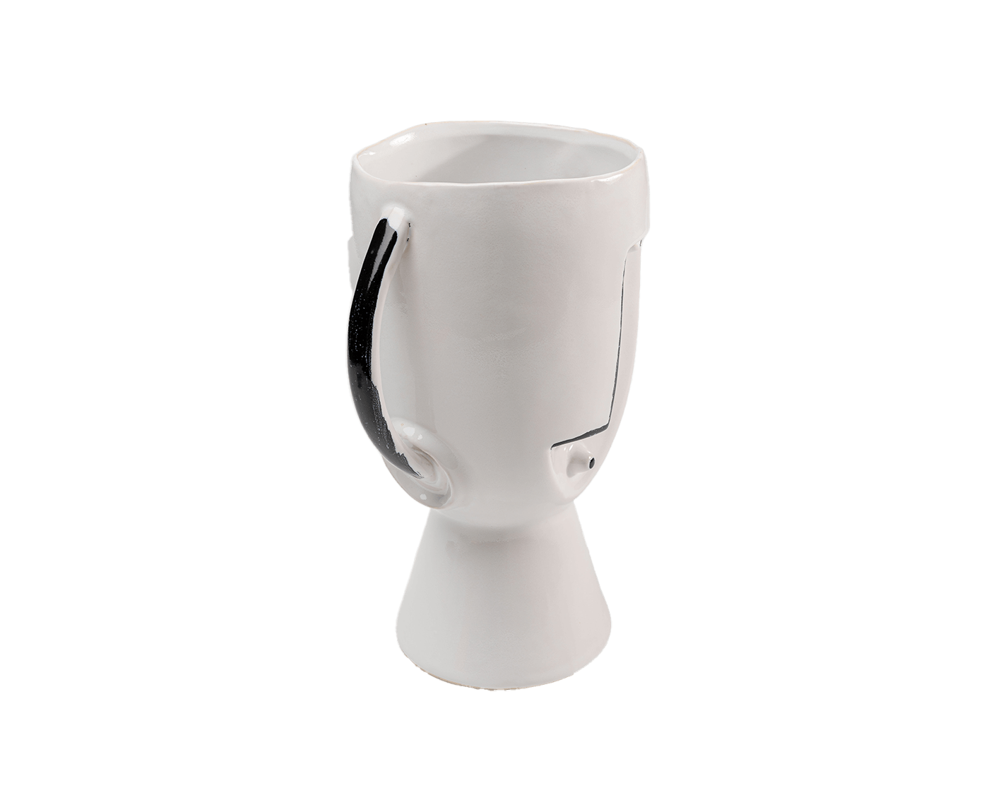 Vase Blumenvase Dekoschale Dekovase Face Pot 30 cm