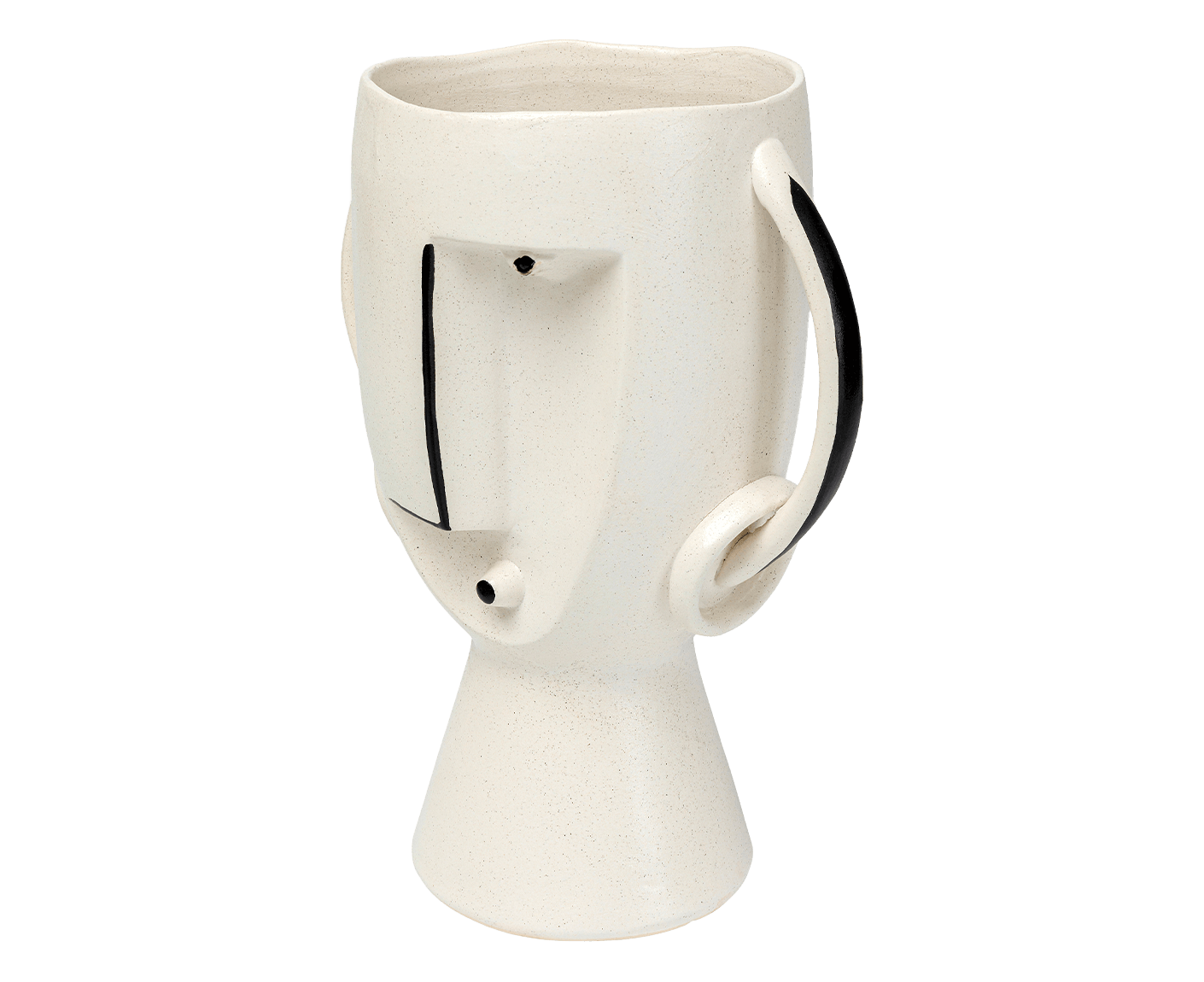 Vase Blumenvase Dekoschale Dekovase Face Pot 30 cm