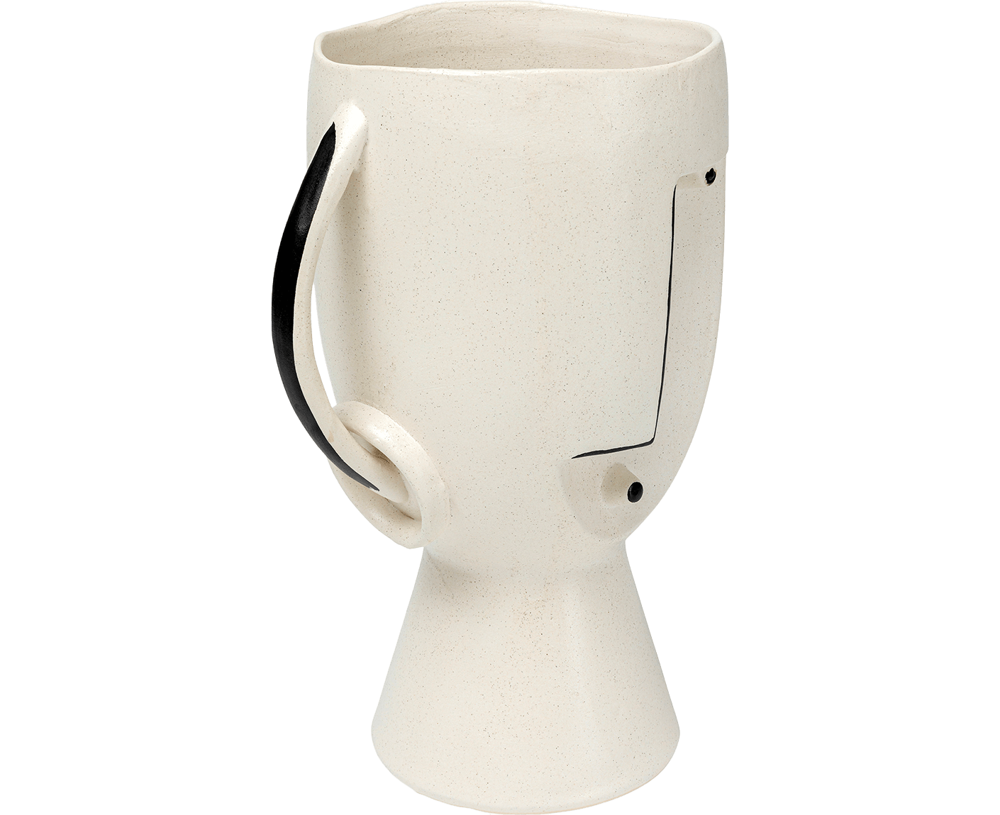 Vase Blumenvase Dekoschale Dekovase Face Pot 30 cm