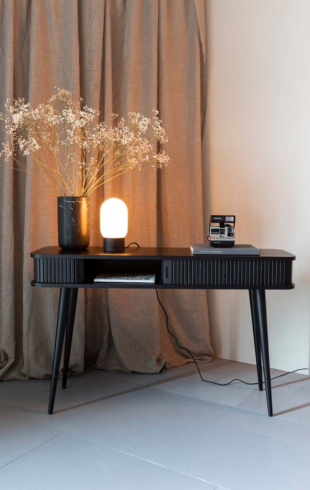 Urban Charger 4-er Set Tischleuchten E27 Schwarz