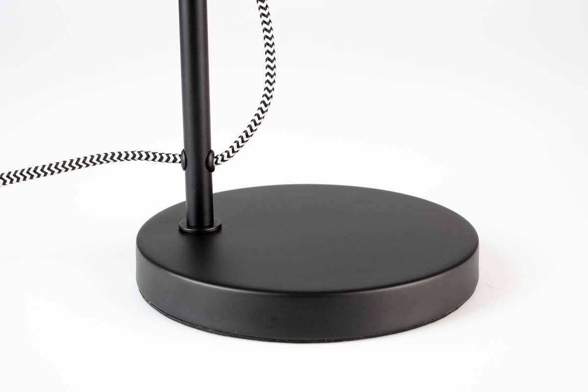 Landon Tischlampe Ø24cm E27 Schwarz