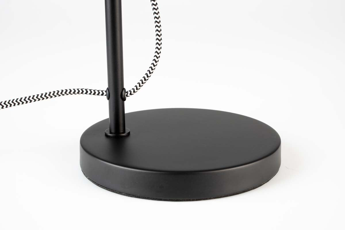 Landon Tischlampe Ø24cm E27 Schwarz