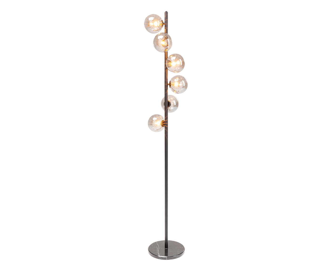 Stehlampe Leselampe Stehleuchte Scala Balls Schwarz 160 cm