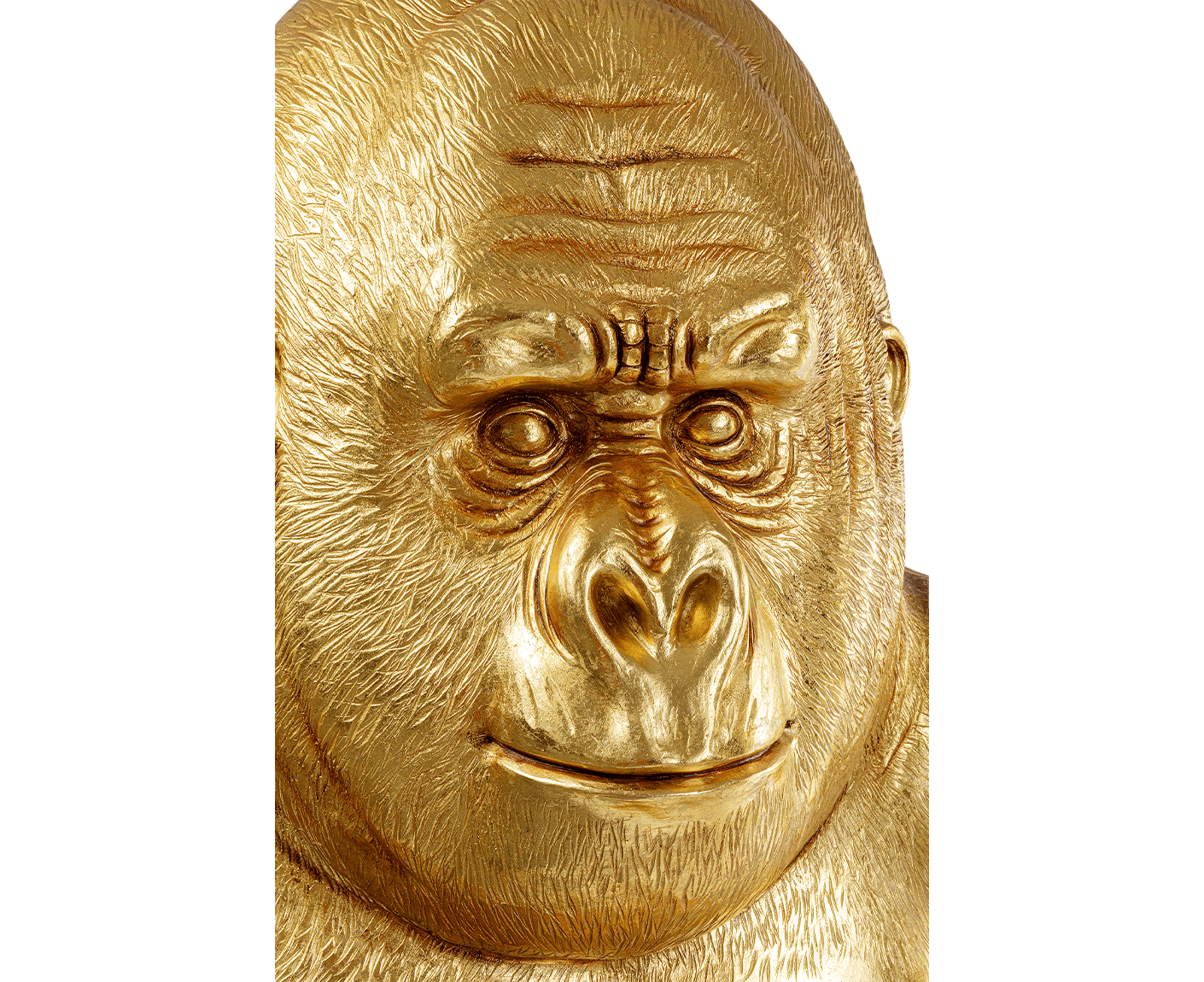 Deko Figur Gorilla Gold XL 180 cm