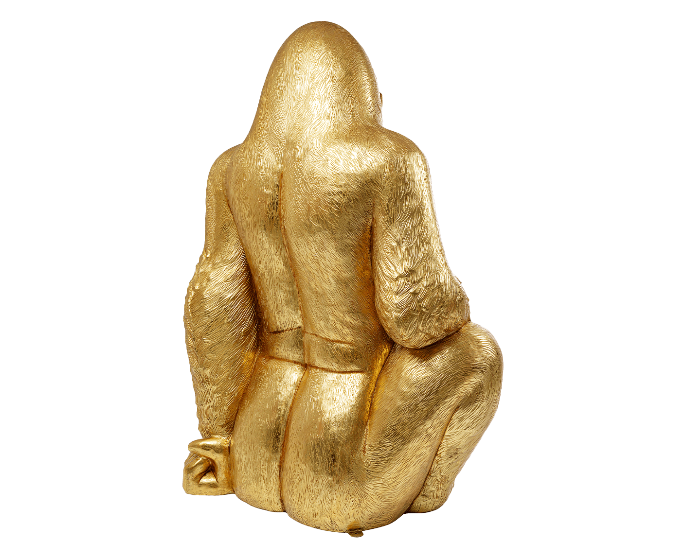 Deko Figur Gorilla Gold XL 180 cm