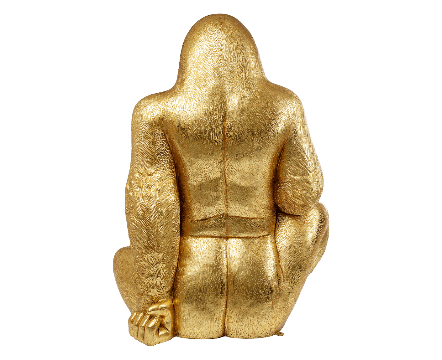Deko Figur Gorilla Gold XL 180 cm