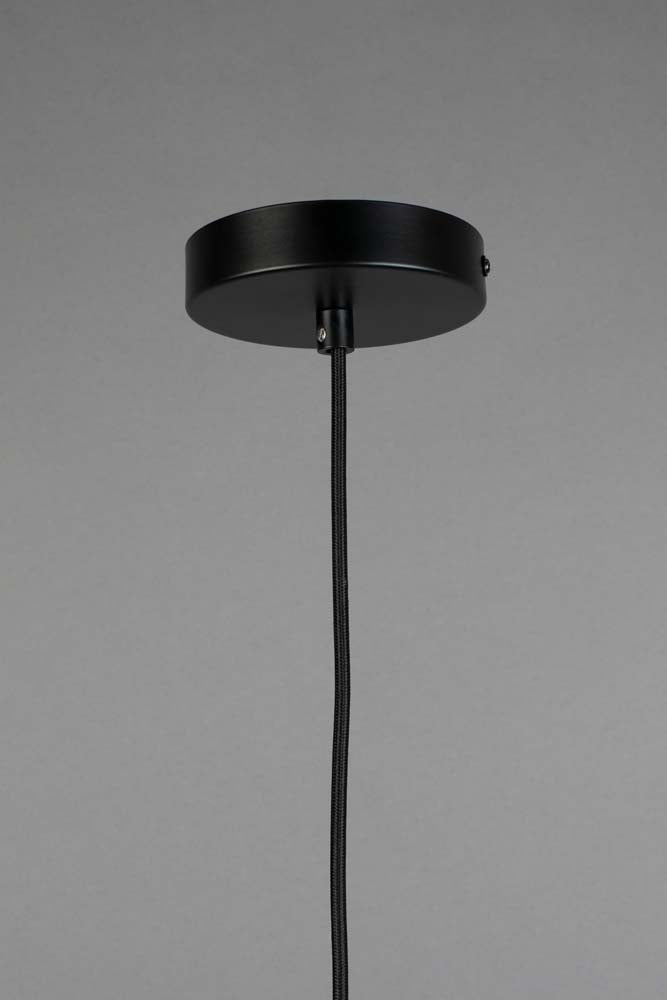 Ming Hängelampe E27 Ø50cm Schwarz / Weiß
