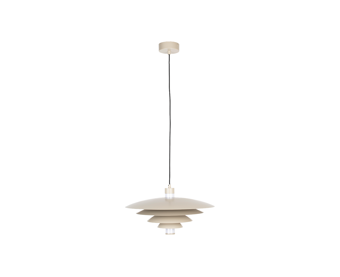 Cole Hängelampe dimmbar Metall Beige