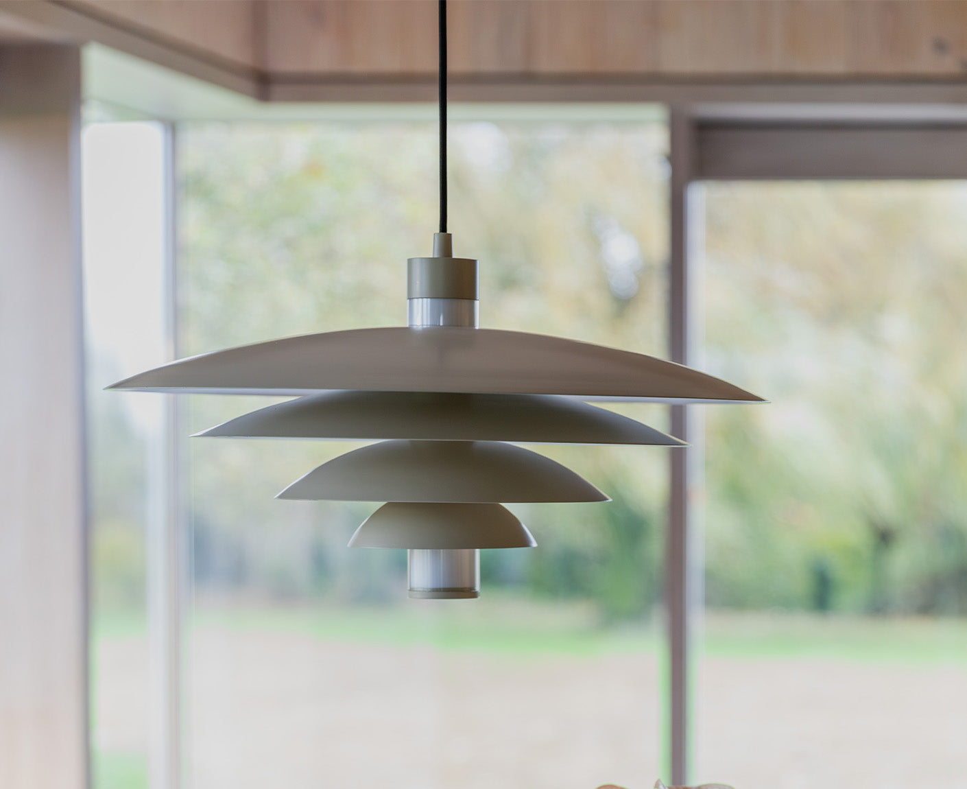 Cole Hängelampe dimmbar Metall Beige