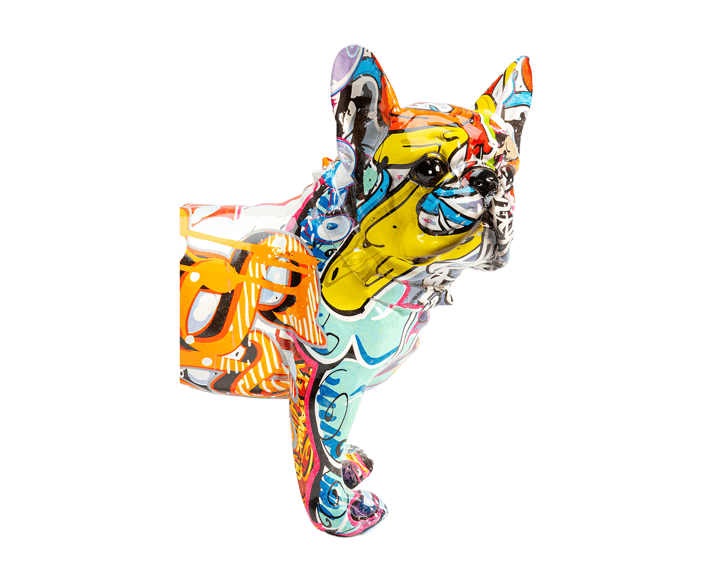 Deko Figur Grafitti Dog 24 cm