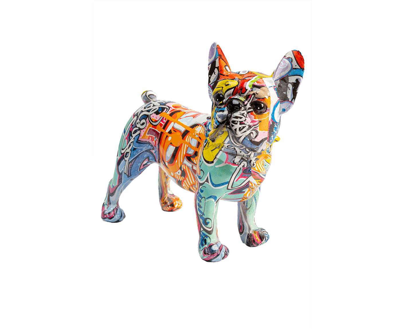 Deko Figur Grafitti Dog 24 cm