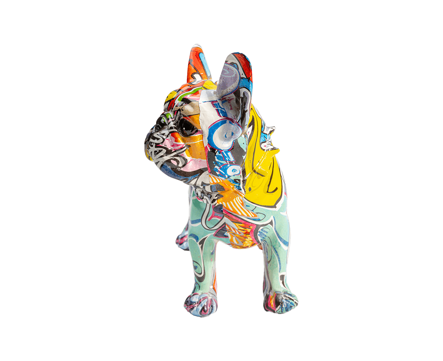 Deko Figur Grafitti Dog 24 cm